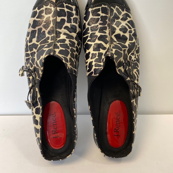 J. Renee Noella Slip on clog Animal Print shoes size 8 - Picture 8 of 16